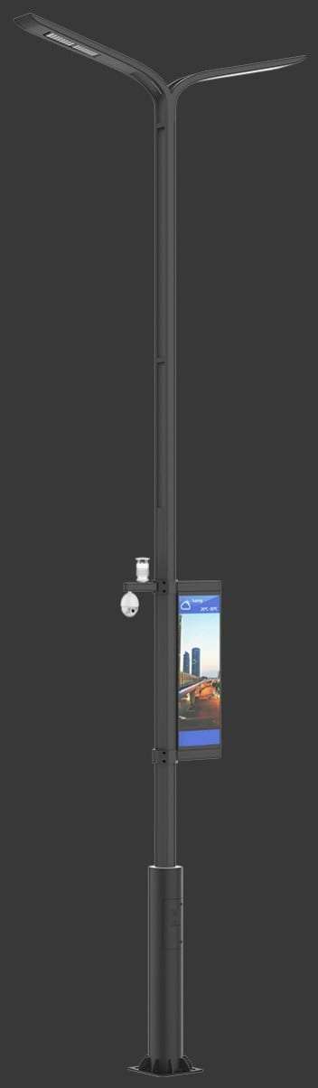 Helio smart pole, urban luminary mastery